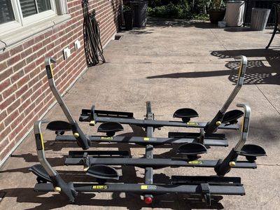 4 Bike Tray Hitch Trailer Mount Rack