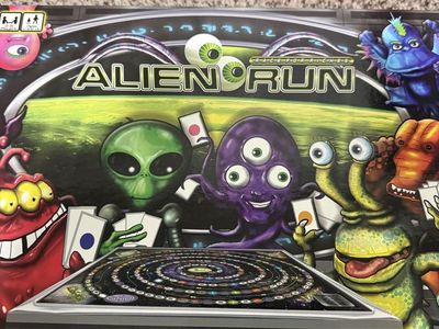 Alien Run Board Game - Complete Sci-Fi Strategy for 2-6 Players