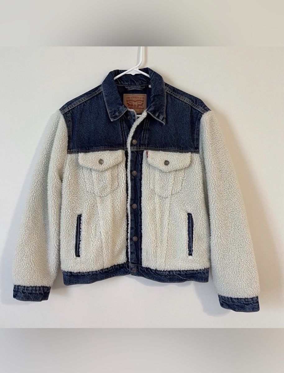Levis Sherpa Trucker Jacket Size Small