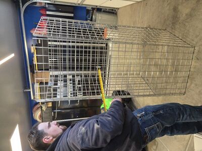 gridwall retail racking with display hangers