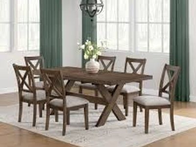 Bayside Lathan 7pc Dining Set 1812448 #106122