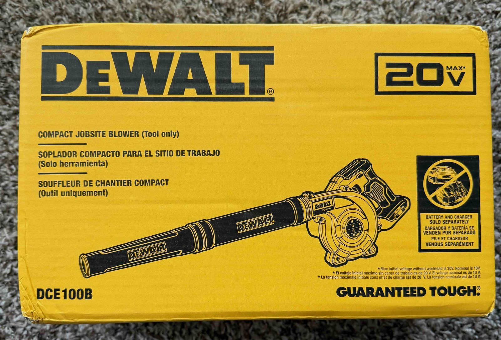 DeWalt Compact Leaf Blower (NEW!)