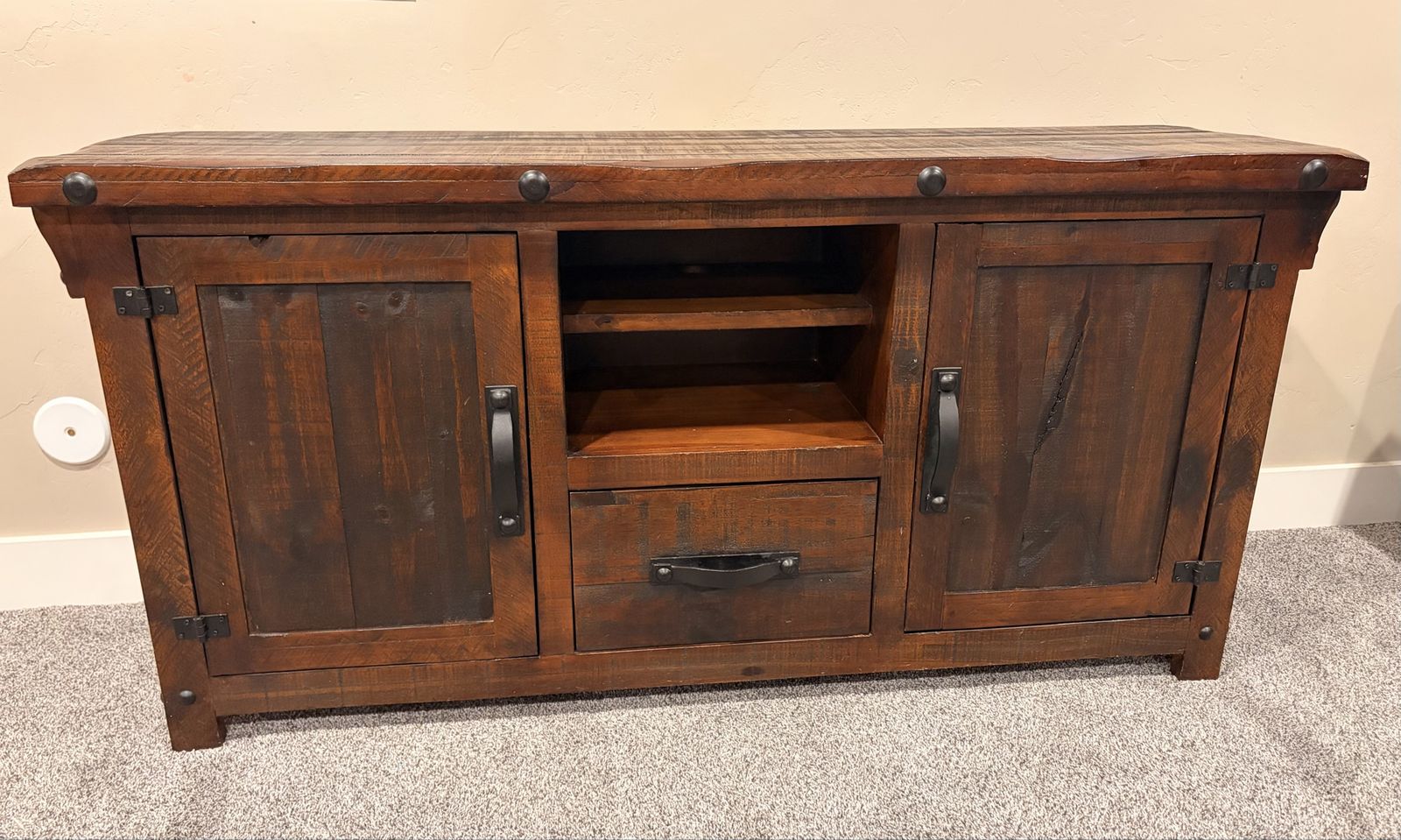 Beautiful wood TV stand