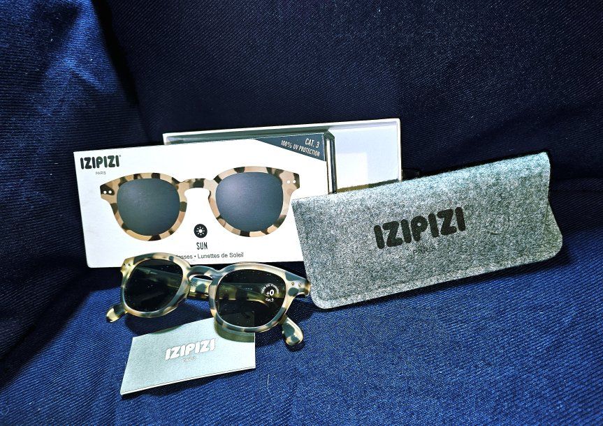 IZIPIZI Paris SUN #C Camouflage 100% UV Protection Sunglasses with Felt Case negotiating price