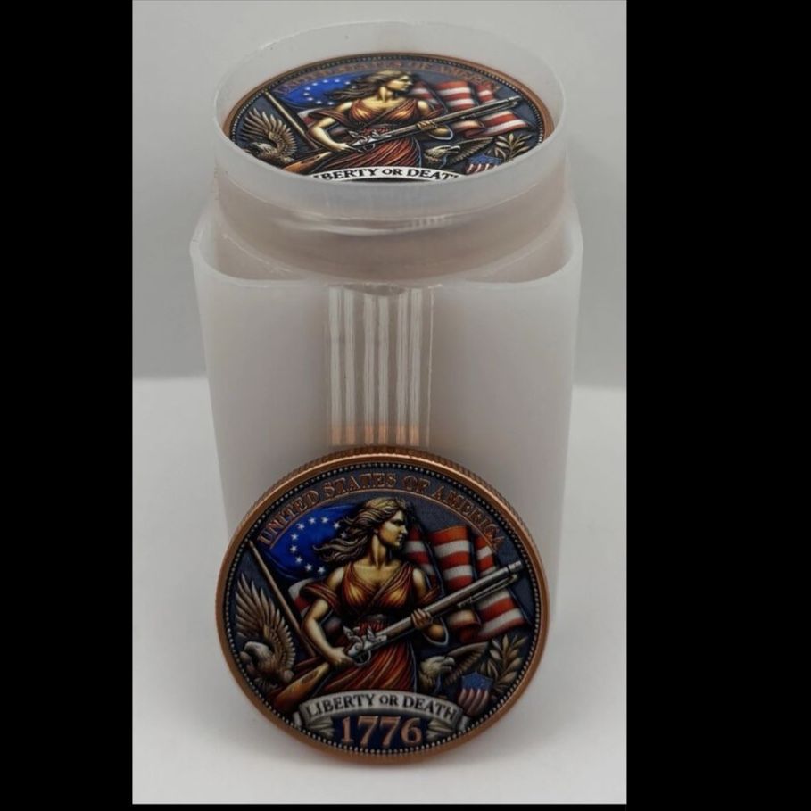 1776 LIBERTY OR DEATH Tube of 20 Pieces -1 oz Coin