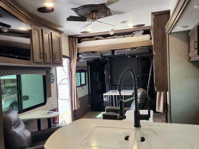 2021 forest River shock wave 34ft toy hauler.