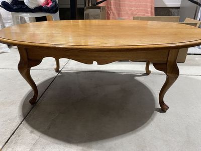 Vintage Solid Oak Table