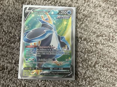 Empoleon V 145/163 Rapid Strike Ultra Rare Pokémon Card - Lightly Played