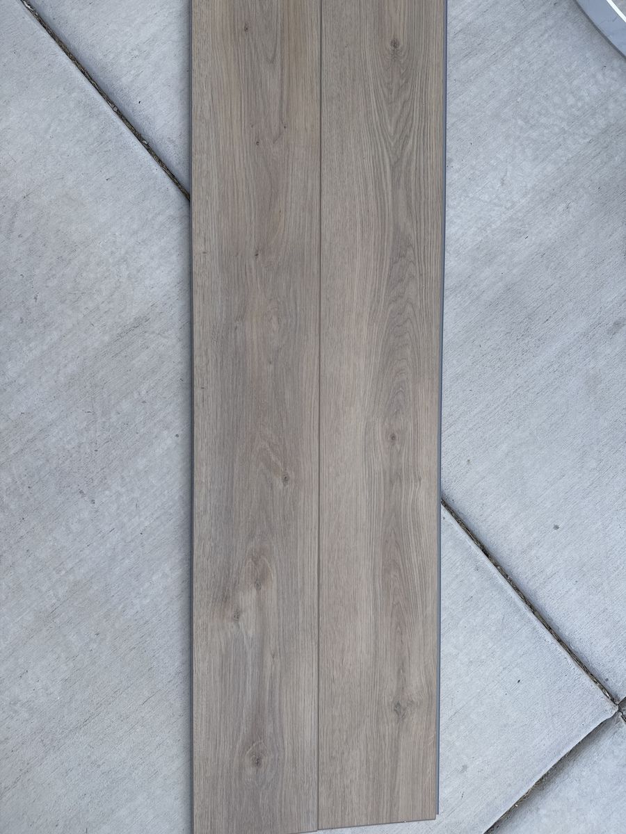 Wood-look Flooring Planks - Durable, Easy-Install, Gray-Brown Finish