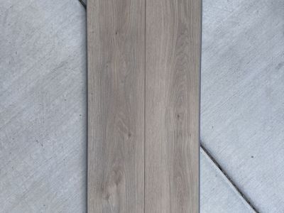 Wood-look Flooring Planks - Durable, Easy-Install, Gray-Brown Finish