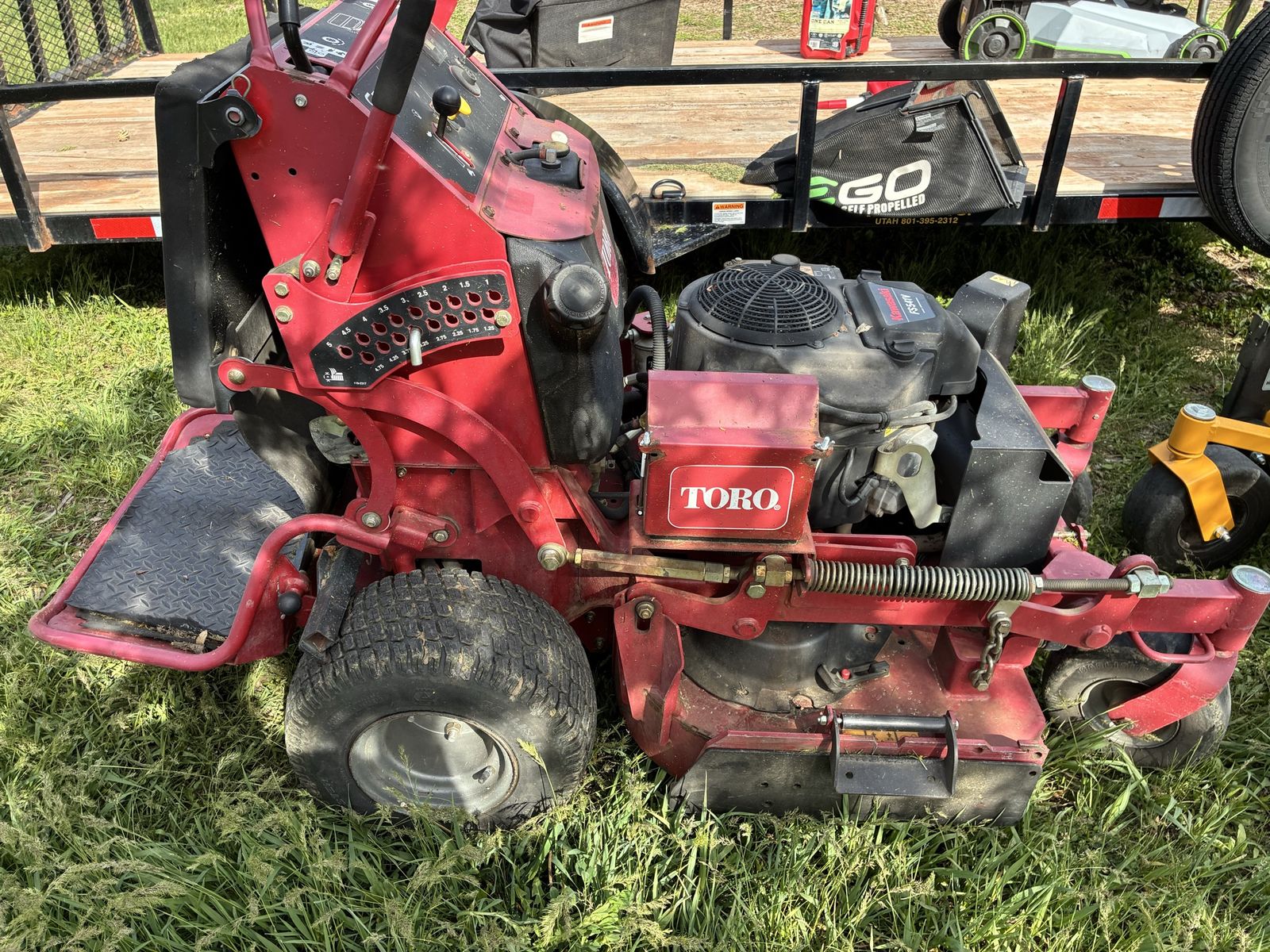 Toro 36" Grand Stand On Mower With Only 554 hours