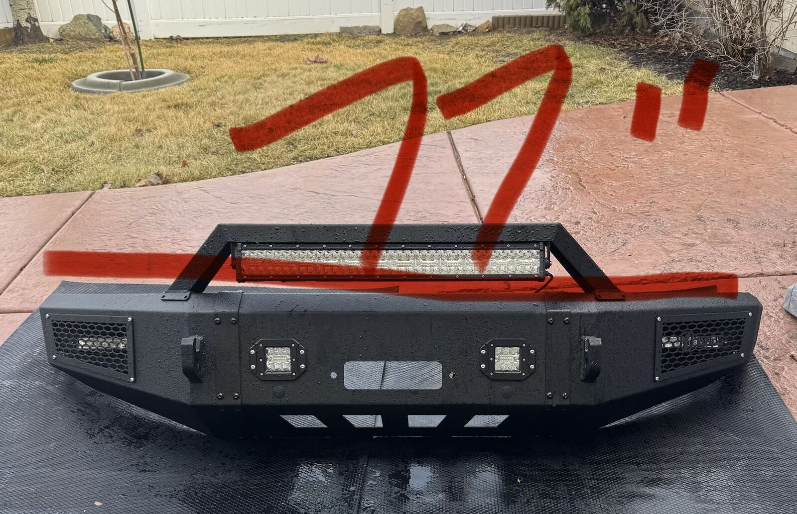 Vijay Heavy Duty Front Bumper with light bar