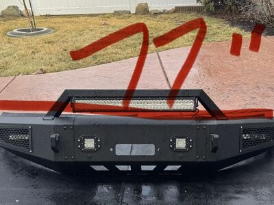 Vijay Heavy Duty Front Bumper with light bar
