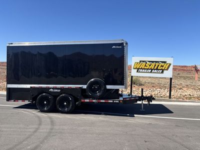 2025 Air-Tow 6.3X16 15.4K Lowering Enclosed Black