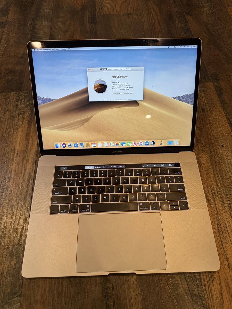 Apple MacBook Pro 15" TouchBar Loaded i7 16GB 512GB