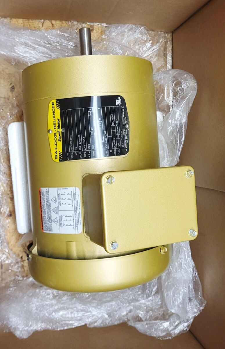 New BALDOR General Purpose Motor Part# 35J302T628G2