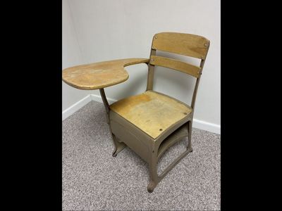 Vintage Student Desk Chair