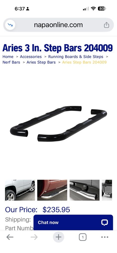 Aries 3 In. Step Bars 204009