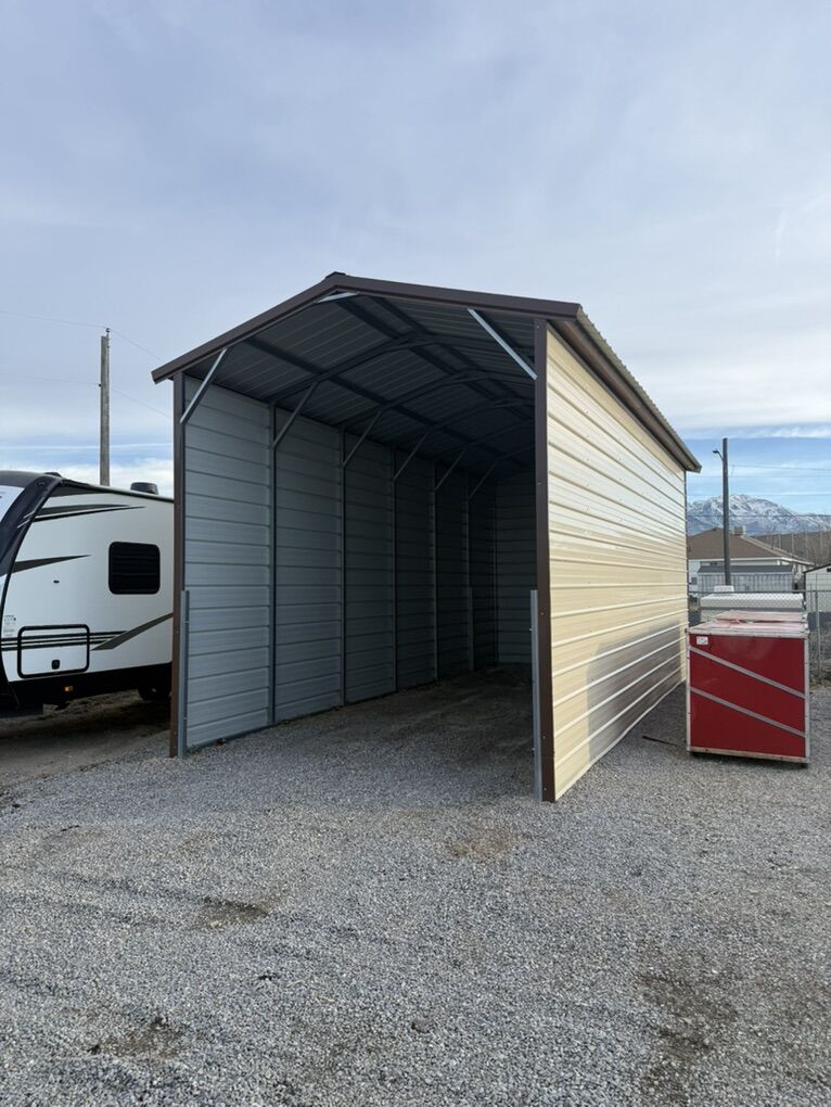 Rv Carport Storage Shelter Car Port Shed