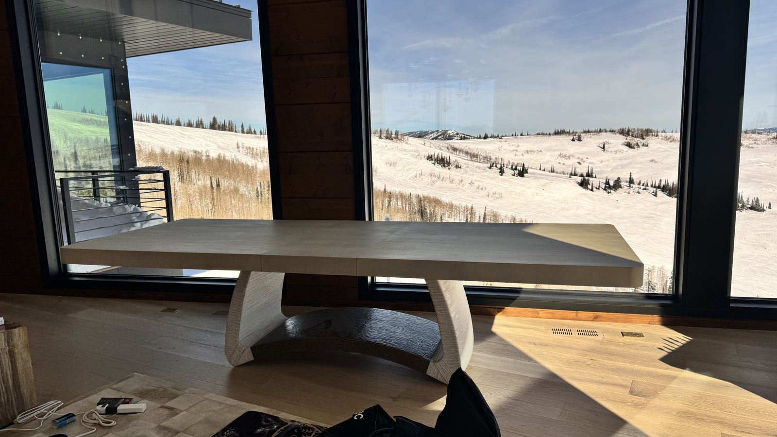 Jonathan Charles Solid Wood Dining Table