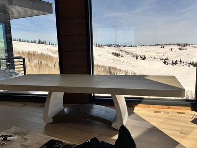 Jonathan Charles Solid Wood Dining Table