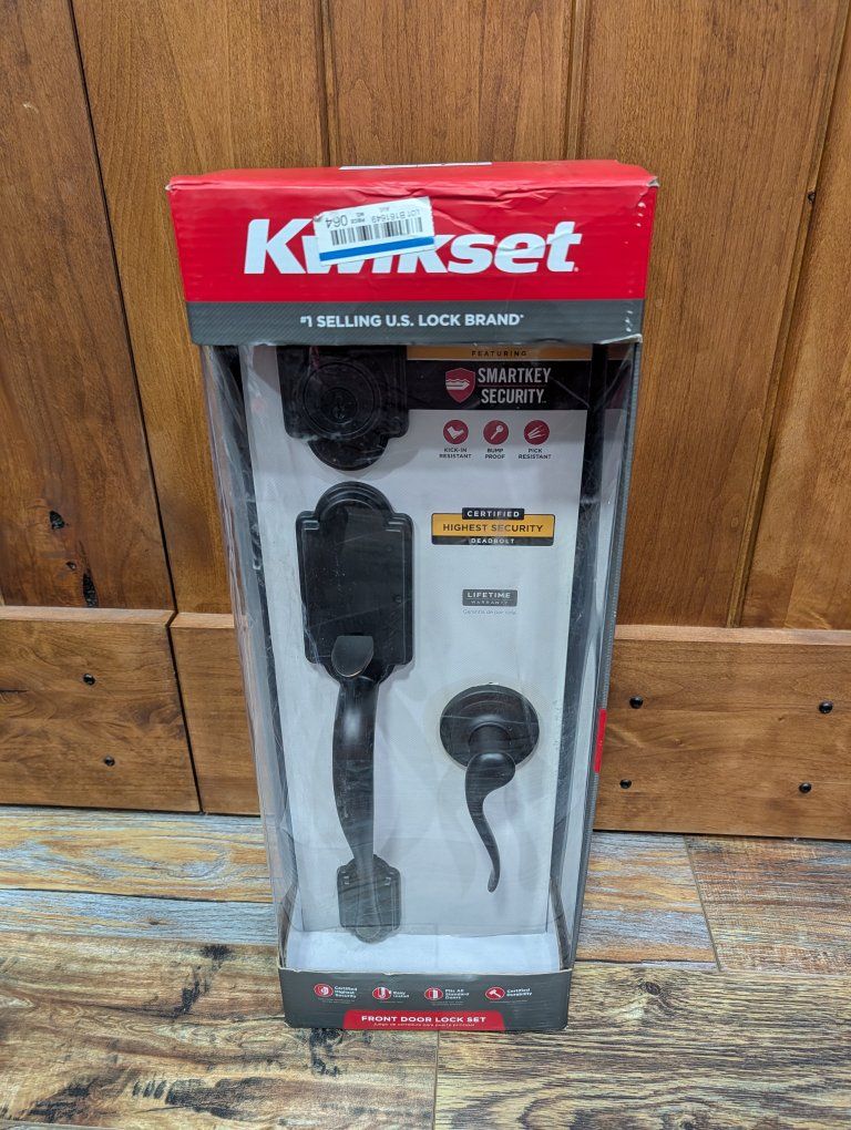 Kwikset Arlington Venetian Bronze Door Handle set