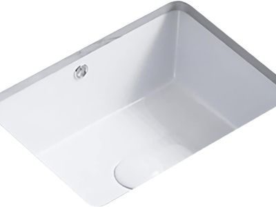 KINGWONG 16" White Undermount Sink