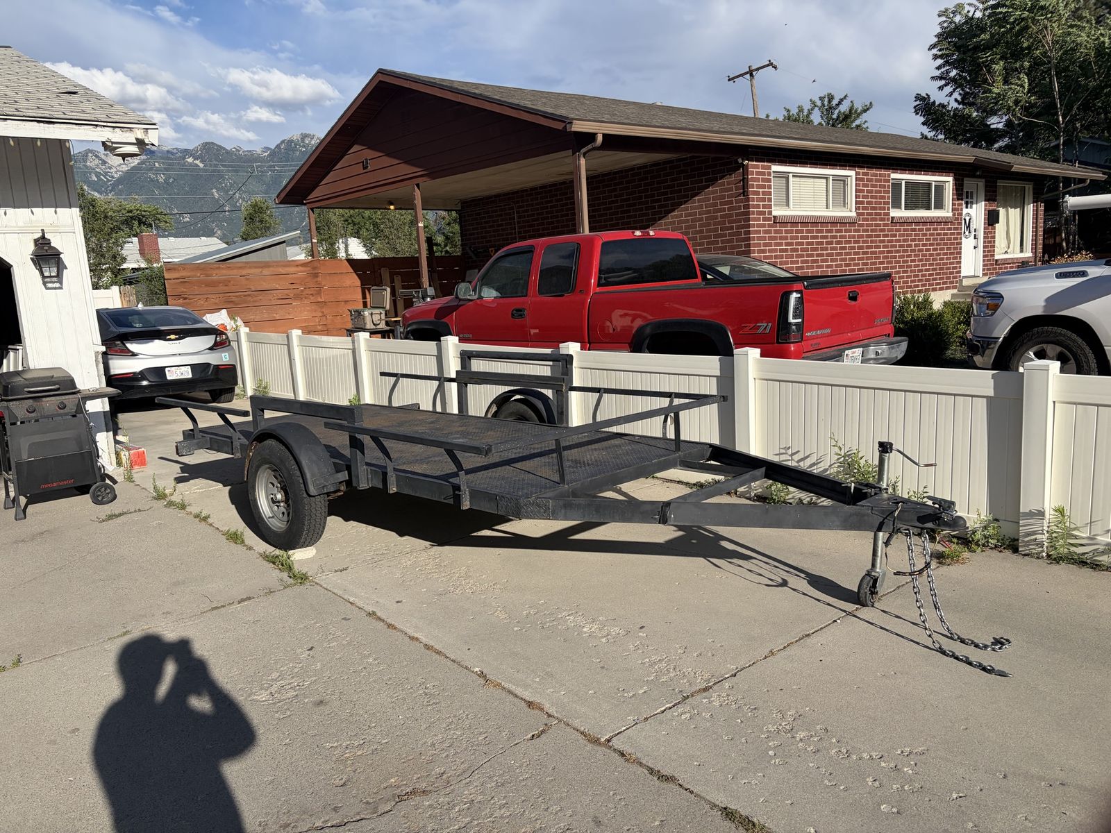 ATV Flatbed Utility Trailer - Durable & Versatile