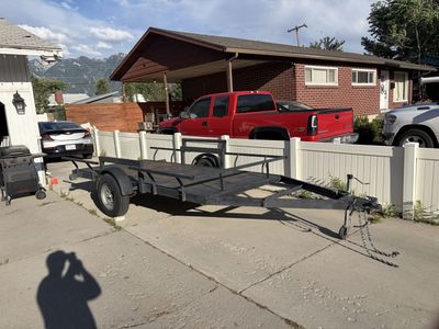 ATV Flatbed Utility Trailer - Durable & Versatile