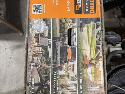 Worx 40V Lawnmower,trimmer,blower combo