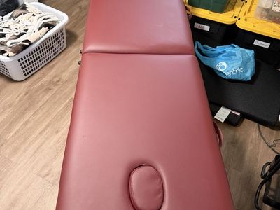 Massage table