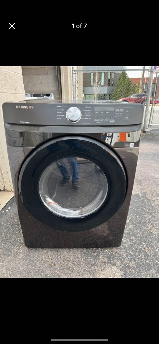 Samsung - 7.5 Cu. Ft. Stackable Electric Dryer