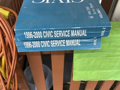 Honda Civic 1996-2000 Service Manual - Volumes 1 & 2 (Official Repair Guides)