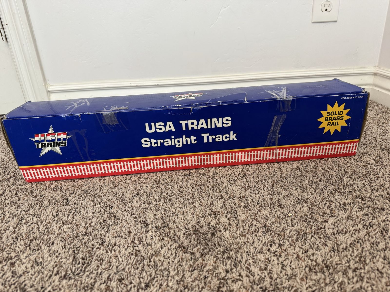 USA Trains R81060 G Scale 24" (2 Foot) Straight Brass Track Lot