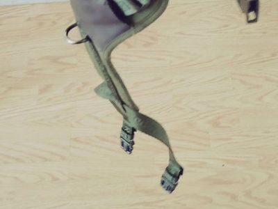 Reddy Olive Green Padded Dog Harness with D-Ring Attachment