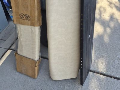 Cushman -Golf Cart Seat Cushions and Backrest Tan Vinyl