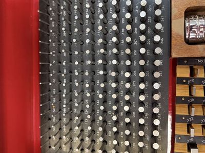 Steel Pin Gage Set (.061" - .625") with Storage Tray