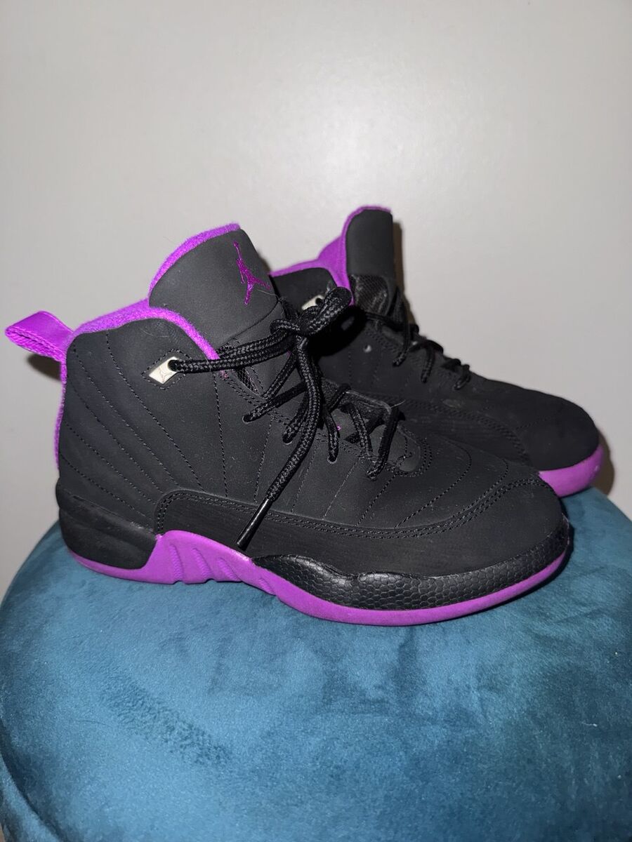 Girls Air Jordan 12 Retro GS "Hyper Violet"- Size 13.5c