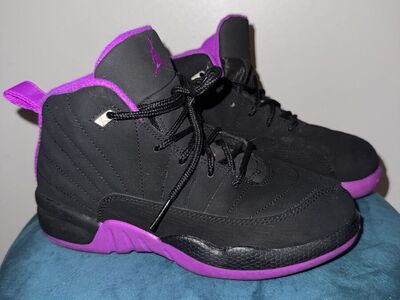 Girls Air Jordan 12 Retro GS "Hyper Violet"- Size 13.5c