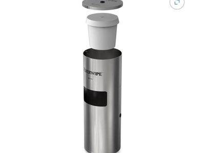 Everwipe Stainless Steel Floor Stand Wipe Dispenser