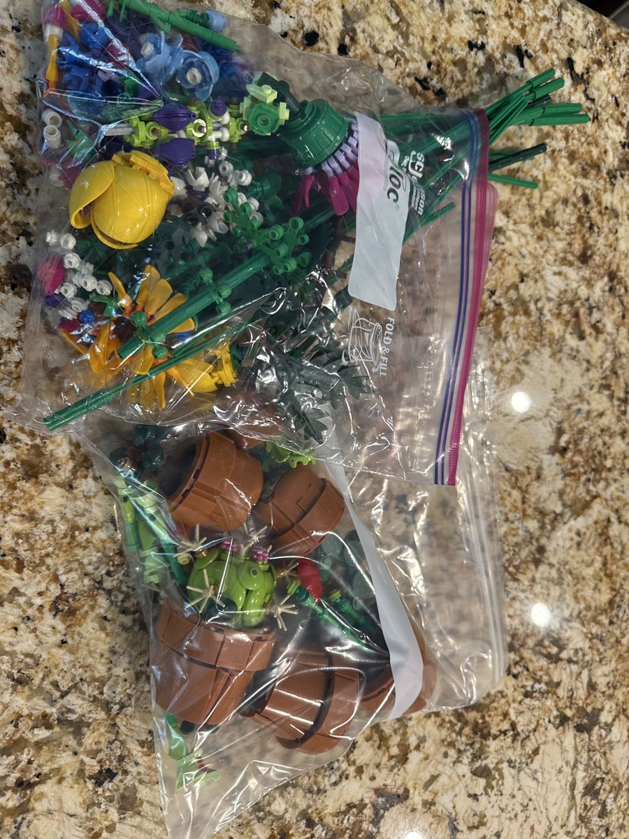 LEGO Botanical Collection Wildflower Bouquet & Succulents Building Sets (Mixed Lot)