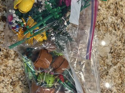 LEGO Botanical Collection Wildflower Bouquet & Succulents Building Sets (Mixed Lot)