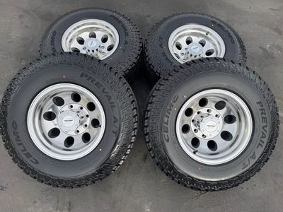 New LT285/75r16 AT Pro Comp Mod Alloy Polished 8x6.5 8 lug Dodge Ram Cummins OBS Ford Chevy Silverado GMC Sierra