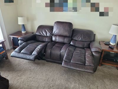 La-Z-Boy (Real) Leather Couch.