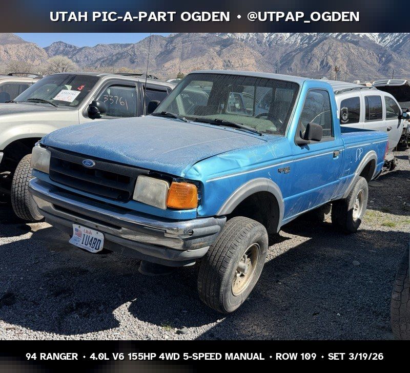 1994 Ford Ranger Parts - UTPAP Ogden