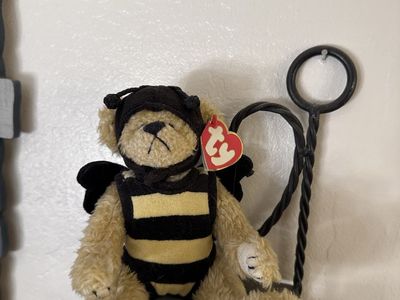 Ty Beanie Baby Bumble Bee Costume Bear Stuffed Animal Toy