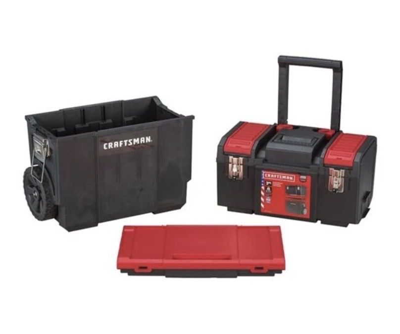 CRAFTSMAN 3-in-1 Rolling Tool Box Workshop