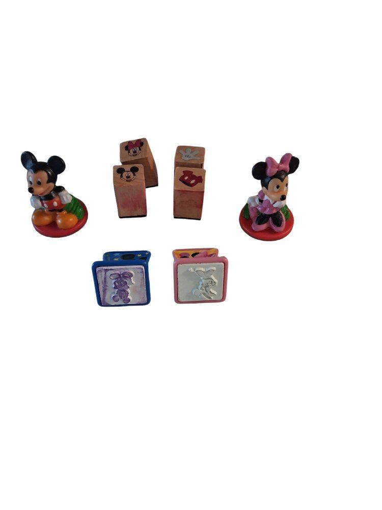 DISNEY RUBBER STAMPS LOT OF 8