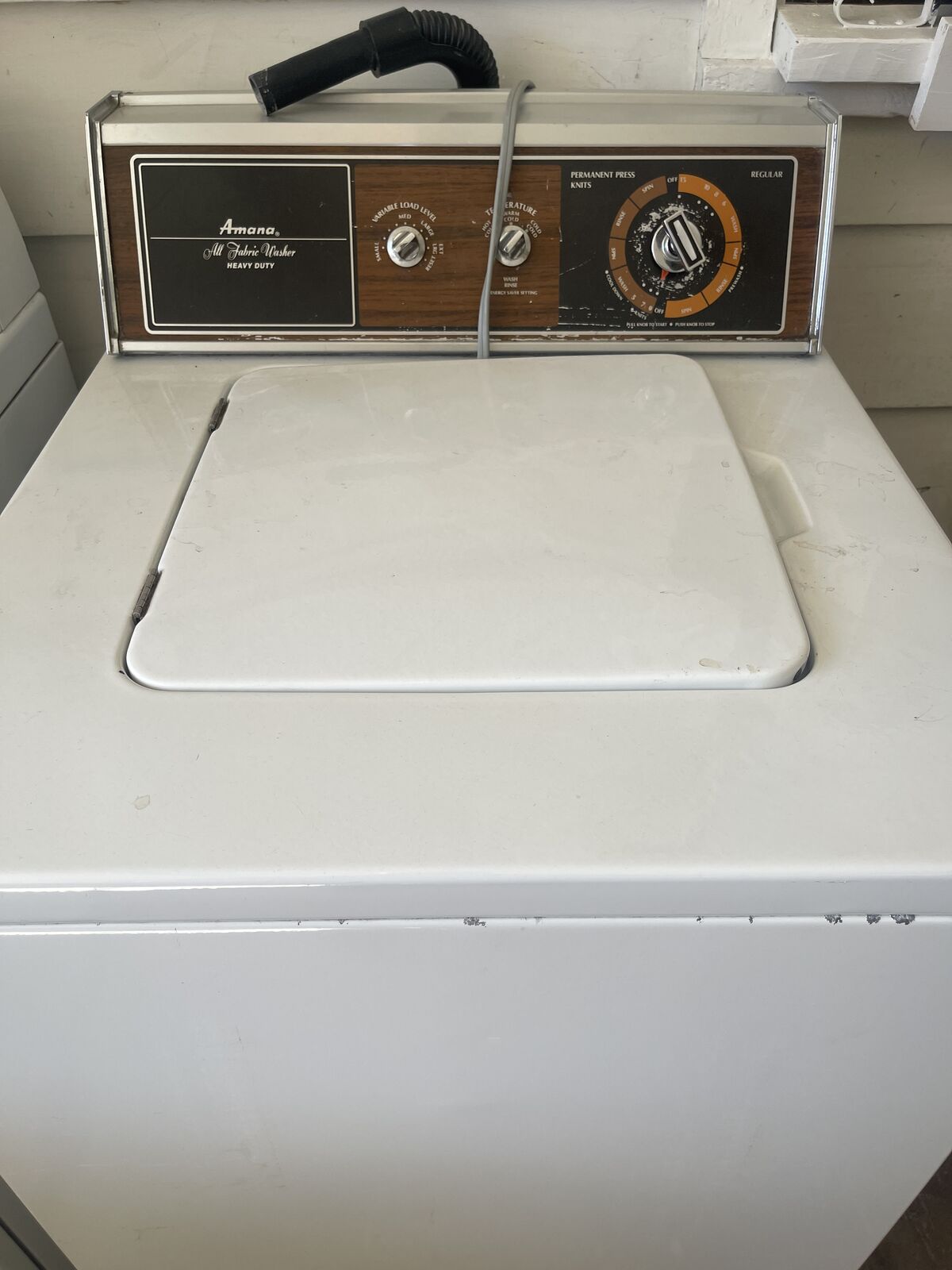 Used Amana all fabric washer model TAA300W