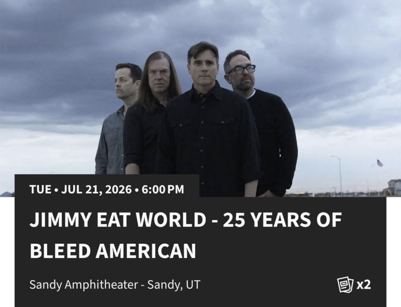 Jimmy Eat World Bleed American Tour concert tickets